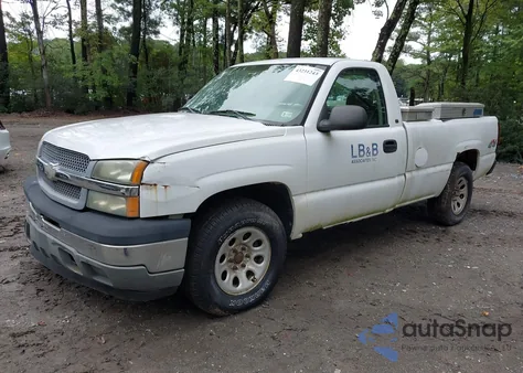 2005 Chevrolet Silverado 1500 Work Truck from USA, damaged, VIN 1GCEK14X25Z181358